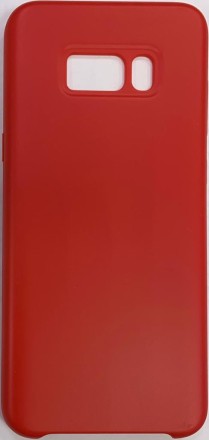  Накладка для Samsung Galaxy S8 Plus Silicone cover красная