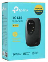 Мобильный роутер TP-Link M7000 4G LTE WiFi 150 Mbps черный