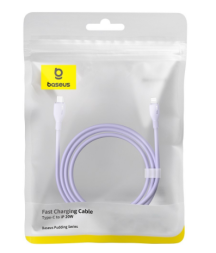 Кабель-зарядка Type-C на Lightning Baseus Pudding Series 20W 1.2м (P10355701511-00) сиреневый