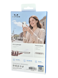 Накладка для i-Phone 17 Pro Keephone X-Crystal прозрачный