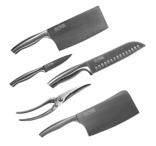  Набор ножей HuoHou 5-piece Nano Knife Set (HU0014) серебристый
