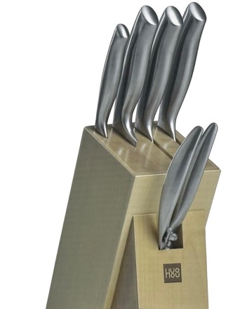 Набор ножей HuoHou 5-piece Nano Knife Set (HU0014) серебристый