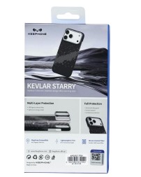 Накладка для i-Phone 17 Pro Keephone Kevlar Starry MagSnap чёрный