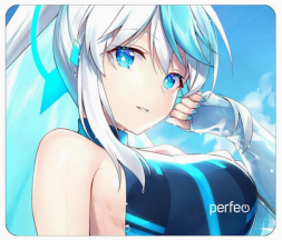 Perfeo Коврик для компьютерной мыши "Anime", Рис.11 (240*200*2 мм), ткань+резиновое основание