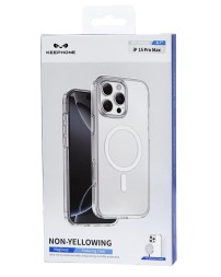 Накладка для i-Phone 15 Pro Max Keephone Non-Yellowing MagSnap прозрачный