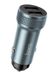 Автомобильное заряд. устр. Hoco Z49 2USB серое