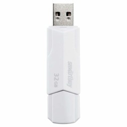 USB флеш накопитель SmartBuy 32GB Clue White (SB32GBCLU-W)