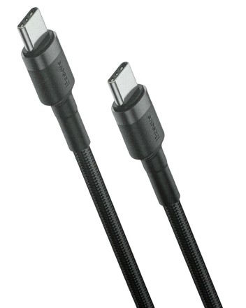  Кабель-зарядка Type-C на Type-C Baseus Cafule series 2м (CATKLF-HG1) серо-черный