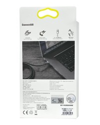 Кабель-зарядка Type-C на Type-C Baseus Cafule series 2м (CATKLF-HG1) серо-черный