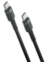 Кабель-зарядка Type-C на Type-C Baseus Cafule series 2м (CATKLF-HG1) серо-черный