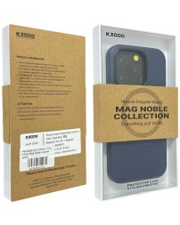 Накладка для i-Phone 15 Pro K-Doo Mag Noble кожаная синяя