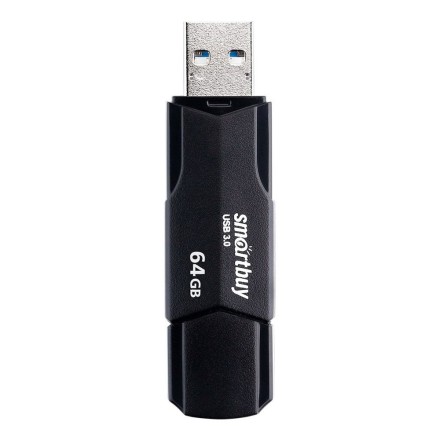  3.1 USB флеш накопитель SmartBuy 64GB CLUE Black (SB64GBCLU-K3)