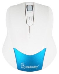 Мышь беспроводная Smartbuy 356AG (SBM-356AG-BW) /40 белая/голубая