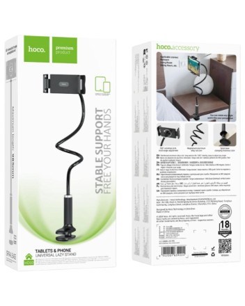  Держатель для телефона на стол Hoco HD10 черный