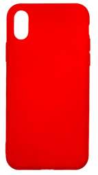 Чехол-накладка  i-Phone X/XS Silicone icase  №14 красная