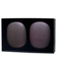 Карбоновый чехол на AirPods Max матовый темно-бордовый