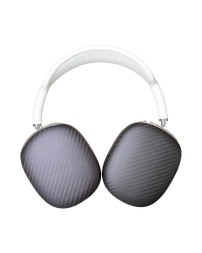 Карбоновый чехол на AirPods Max матовый темно-бордовый