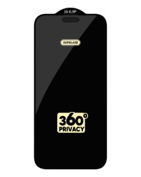 Защитное стекло для i-Phone 16 Pro Max Supglass SG-09 Антишпион чёрное