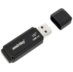 3.0 USB флеш накопитель Smartbuy 16GB Dock Black (SB16GBDK-K3)