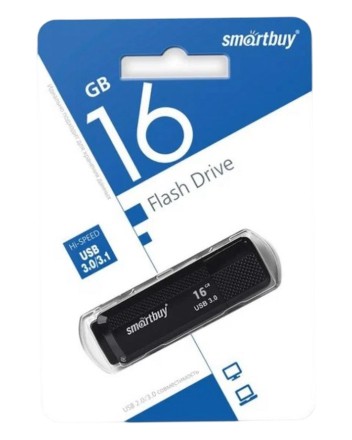  3.0 USB флеш накопитель Smartbuy 16GB Dock Black (SB16GBDK-K3)