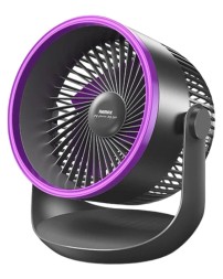 Вентилятор настольный Remax F27 серо-фиолетовый