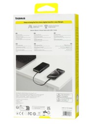 Powerbank Baseus Bipow 2 Digital Display 20W 10000mAh (P10077101113-00) черный