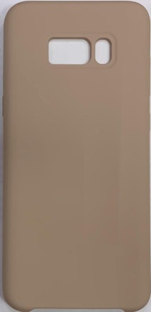  Накладка для Samsung Galaxy S8 Plus Silicone cover пудро