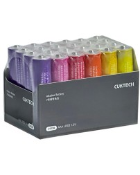 Батарейки CUKTECH AAA 24 шт цветные