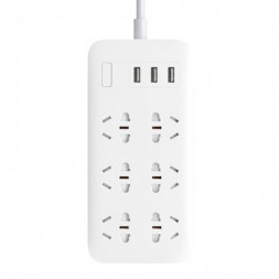 Сетевой удлинитель Xiaomi Mi Power Strip 6 Sockets/3 USB Potrs (NRB4025CN) белый 