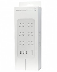 Сетевой удлинитель Xiaomi Mi Power Strip 6 Sockets/3 USB Potrs (NRB4025CN) белый 