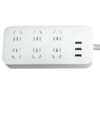 Сетевой удлинитель Xiaomi Mi Power Strip 6 Sockets/3 USB Potrs (NRB4025CN) белый 