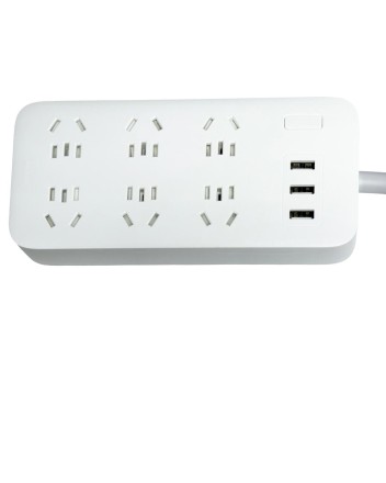  Сетевой удлинитель Mijia Power Strip 6 Sockets/3 USB Potrs (NRB4025CN) белый
