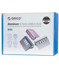 USB3.0 хаб Orico M3H4-V1-SV USB3.0х4 серебристый