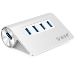 USB3.0 хаб Orico M3H4-V1-SV USB3.0х4 серебристый