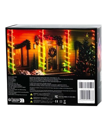  Умная гирлянда Yeelight Christmas String Lights 20м темно-зеленая