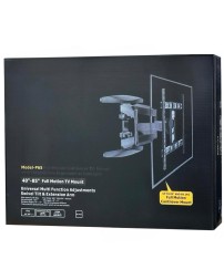 Кронштейн для телевизора 40-85" Model-P65 наклонно-поворотный черный