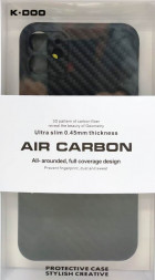 Накладка для i-Phone 11 K-Doo Air Carbon пластик черная
