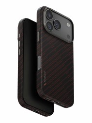 Накладка для i-Phone 17 Pro Max Uniq Keva Edge Magsafe бордовая