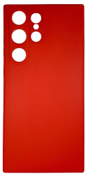 Накладка для Samsung Galaxy S23 Ultra силикон матовый красный