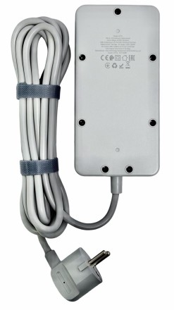  Сетевой фильтр Hoco AC7A 3 розетки/3USB/1USB-C 3м черный