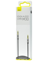 Аудиокабель AUX 3.5мм Baseus M30 100см (CAM30-BS1) черный