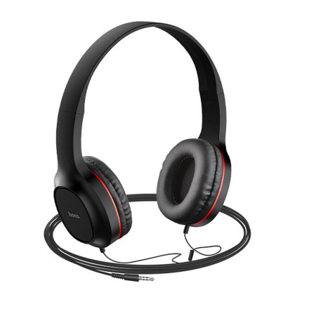  Стереонаушники Bluetooth полноразмерные HOCO W24 Enlighten 1.2м с микрофоном 1.2м красные