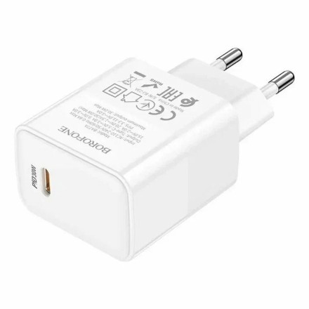  Сетевое зар. устр. Borofone BA77A 1C 30W белое
