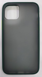 Накладка для i-Phone 11 силикон матовая, бока цветные ассортимент
