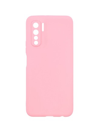  Накладка для Huawei Honor 30S Silicone cover розовая