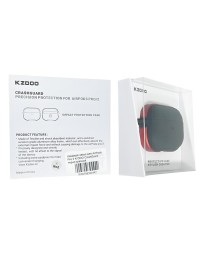Кожаный чехол для AirPods Pro 2 K-DOO CrashGuard черно-красный