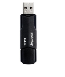 USB флеш накопитель SmartBuy 64GB Clue Black (SB64GBCLU-K)