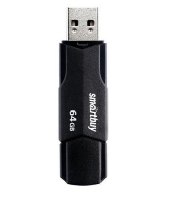  USB флеш накопитель SmartBuy 64GB Clue Black (SB64GBCLU-K)