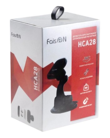  Держатель в автомобиль на торпеду Faison HCA28 магнитный черный