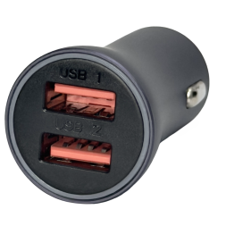 Автомобильное заряд. устр. Baseus Golden Contactor Pro 2USB 40W CCJD-A0G серое